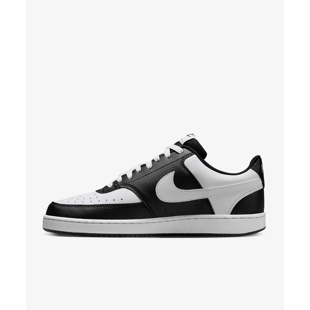 Nike Court Vision Lo Erkek Spor Ayakkabı HM9862-001 - Siyah-Beyaz - 41