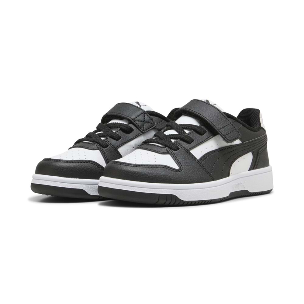 Rebound Slam Lo AC+ PS Çocuk Spor Ayakkabı 40829301 - Siyah-Beyaz - 30