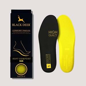 Black Deer Ortopedik Tabanlık 36-37 SİYAH