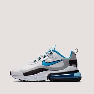 Nike Air Max 270 React Spor Ayakkabı BEYAZ-MAVİ 44