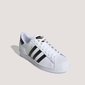 Adidas Süperstar C77124 Erkek Spor Ayakkabı 44 BEYAZ- SİYAH