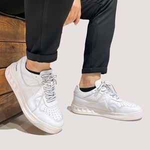 Marcomen 19520 Erkek Günlük Deri Ayakkabı - Beyaz - 41