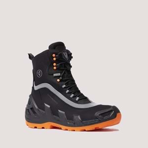 Vaneda 998 V-Clutch Pro Extreme Nubuk Erkek Waterproof Bot - Siyah-Turuncu - 45
