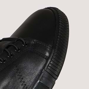Hammer Jack Basel Erkek Casual Ayakkabı - Siyah-Siyah - 43