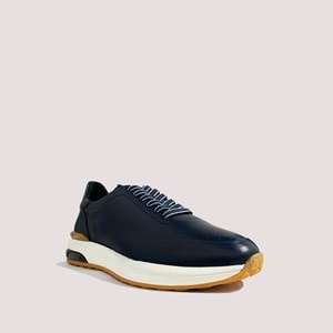 Marcomen 19512 Erkek Deri Casual Ayakkabı - Lacivert - 42