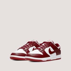 Nike Dunk Low Erkek Spor Ayakkabı - Bordo-Beyaz - 44