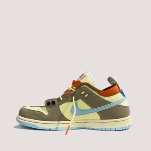 Nike SB Dunk Low Pro Erkek Sneaker - Sarı-Turuncu - 40