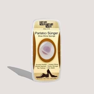 Leflef Tüm Renkler Parlatıcı Sünger - Natural - STANDART