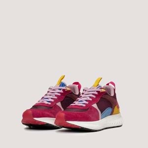 Vaneda 1294 V-Mich Kadın Sneakers Multicolor - Fuşya-Lila - 37