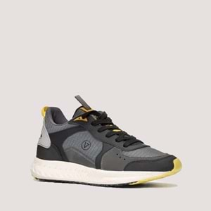 Vaneda 1294 V-Mich Erkek Sneakers - Gri-Sarı - 40