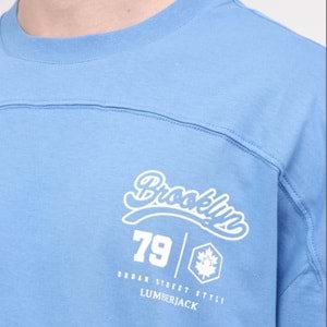 Lumberjack ML Chase Erkek Tshirt - Mavi - XXL