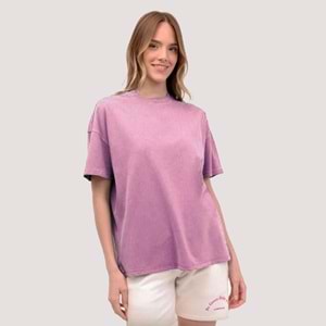 Lumberjack WB 11MD1071 Kadın Tshirt - Lila - XS