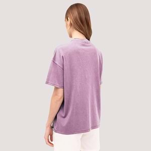 Lumberjack WB 11MD1071 Kadın Tshirt - Lila - XS