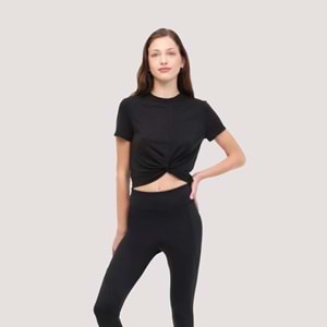 Lumberjack ML Mona Kadın Tshirt - Siyah - S