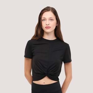 Lumberjack ML Mona Kadın Tshirt - Siyah - XL