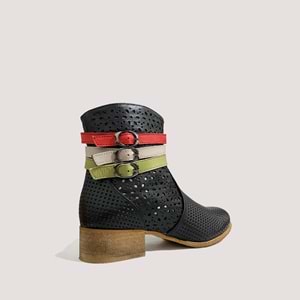 Kadın Deri Yazlık Bot 1810624Y - Siyah - 40