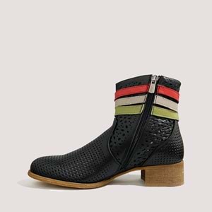 Kadın Deri Yazlık Bot 1810624Y - Siyah - 40