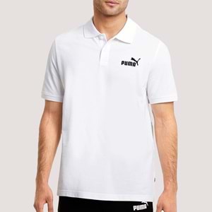 Ess Pique Erkek Polo Yaka Tshirt - Beyaz - XXL