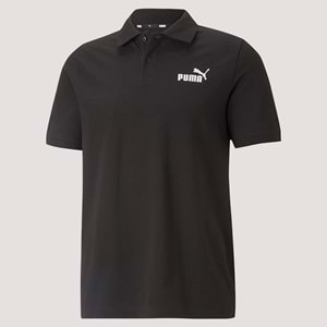 Ess Pique Erkek Polo Yaka Tshirt - Siyah - L
