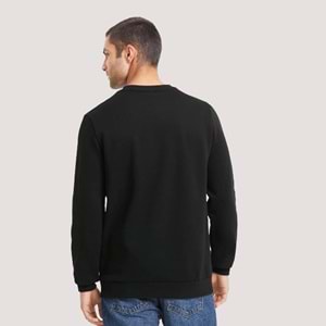 Ess Big Logo Crew 24K Erkek Sweatshirt - Siyah - S