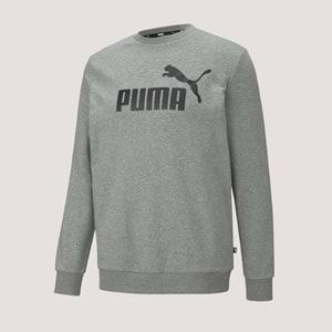 Ess Big Logo Crew 24K Erkek Sweatshirt - Gri - XL