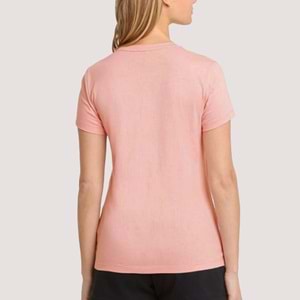Ess Logo Tee 24K Kadın Tshirt - Pembe - L