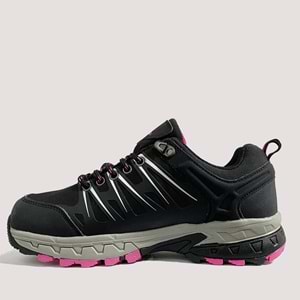 Kadın Waterproof Ayakkabı 102-19905 - Siyah-Fuşya - 37