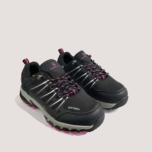 Kadın Waterproof Ayakkabı 102-19905 - Siyah-Fuşya - 37