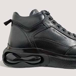 Erkek Deri Fermuarlı Bot Telas 24910 - Siyah - 42