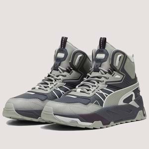 Puma Trinity Mid Hybrid L Erkek Spor Ayakkabı 393985 - Gri - 44,5