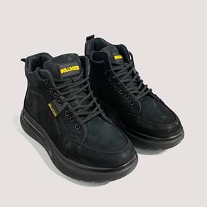 Erkek Deri Casual Bot 250114 - Siyah - 43
