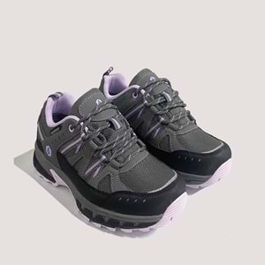 Kadın Kane Waterproof Outdoor Spor Ayakkabı 24658 - Gri-Lila - 40