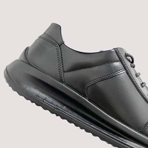 Erkek Deri Waterproof Günlük Ayakkabı M4010DS - Siyah - 43