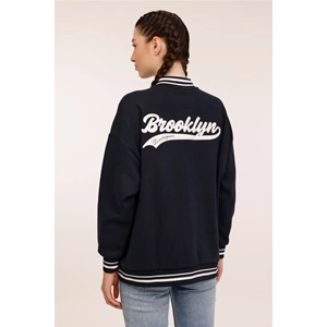WL ESTY Unisex Eşofman Üstü 18GF956 - Lacivert - S/M