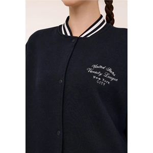 WL ESTY Unisex Eşofman Üstü 18GF956 - Lacivert - S/M