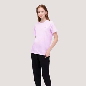 Kadın WB C Neck Tshirt - Lila - XL