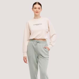 Kadın Larina Kadın Tshirt 16CK97 - Bej - XL