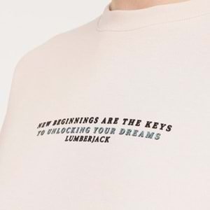 Kadın Larina Kadın Tshirt 16CK97 - Bej - XL