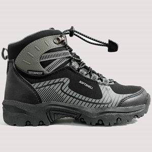 Çocuk Tomas F Waterproof Bot - Siyah-Gri - 31