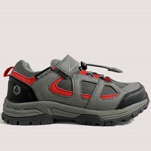 Çocuk Oberon Waterproof Spor Ayakkabı - Gri - 31