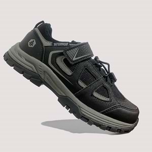 Çocuk Oberon Waterproof Spor Ayakkabı - Siyah - 30