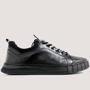 Erkek Deri Casual Ayakkabı 20538 - Siyah - 42