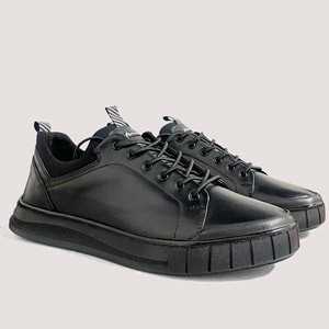 Erkek Deri Casual Ayakkabı 20538 - Siyah - 42