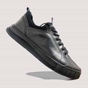 Erkek Deri Casual Ayakkabı 20538 - Siyah - 42