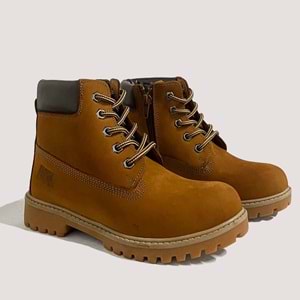 Çocuk Deri Fermuarlı Bot 240851 - Tarçın - 33