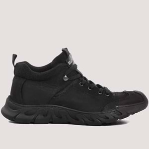 Erkek Deri Casual Bot 230003 - Siyah - 40
