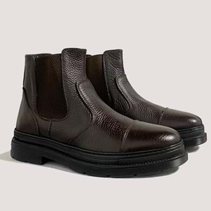 Erkek Deri Bot 240253 - Kahve - 40