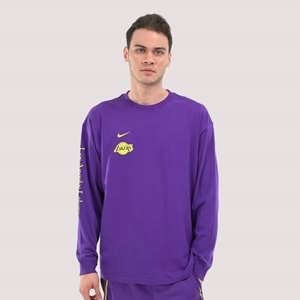 Nike Los Angeles Lakers NBA Tshirt FQ6066-504 - Mor - L