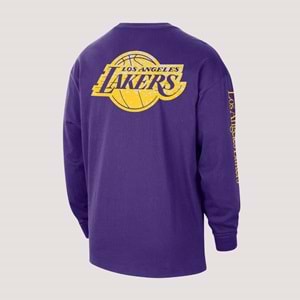 Nike Los Angeles Lakers NBA Tshirt FQ6066-504 - Mor - L
