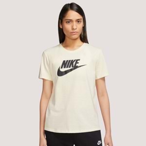 Nike Kadın W NSW Clup SS Tshirt - Bej - M